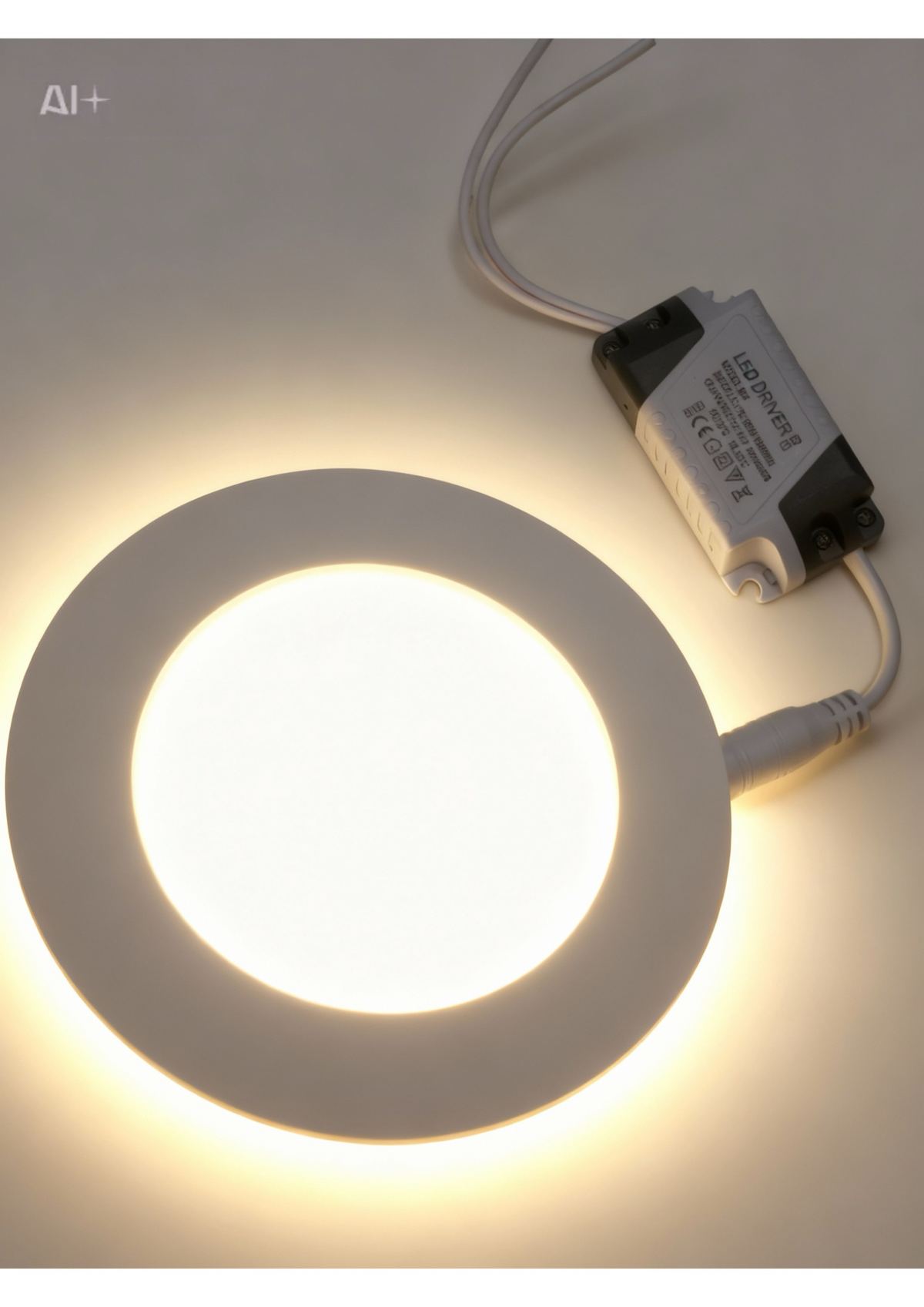 Dalle LED ronde encastrable — Watts Energy, matériel électrique Dakar Sénégal