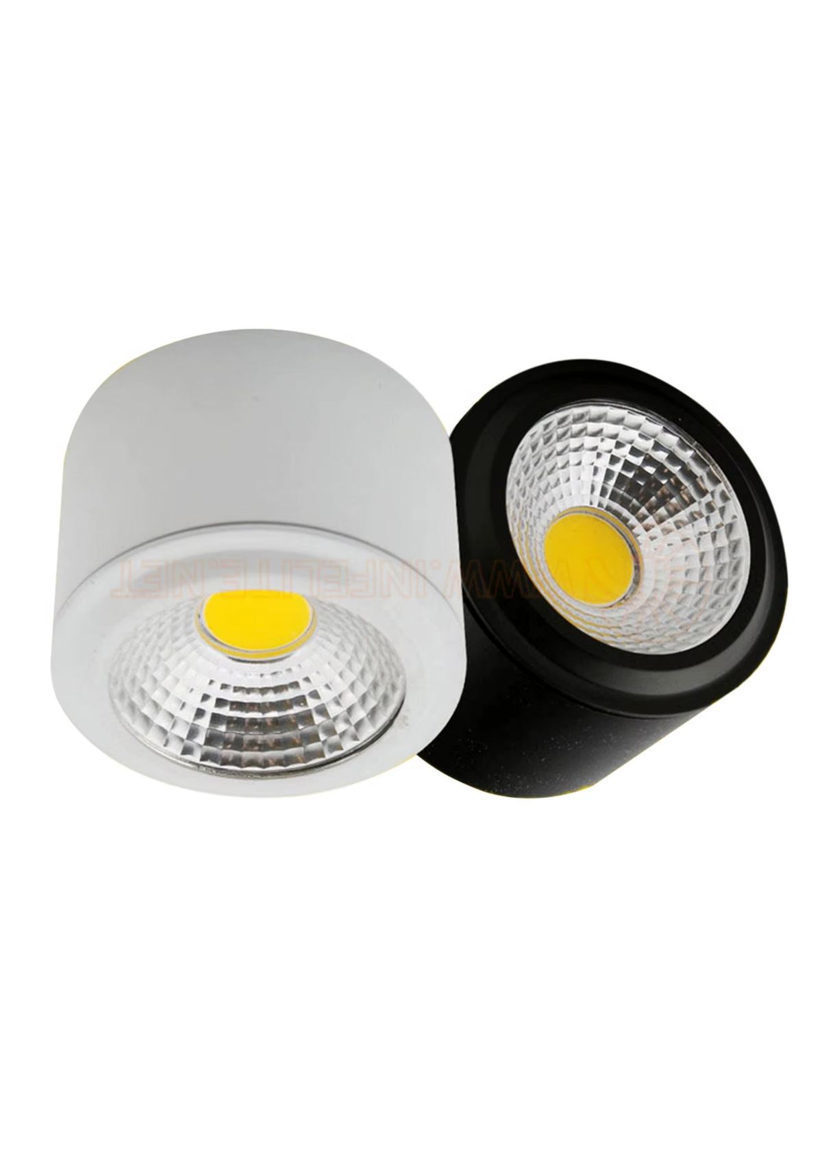 Downlight LED COB en saillie — Watts Energy, matériel électrique Dakar Sénégal